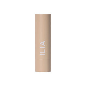 ILIA close-up of lipstick bullet texture showing creamy finish and intensity benefit