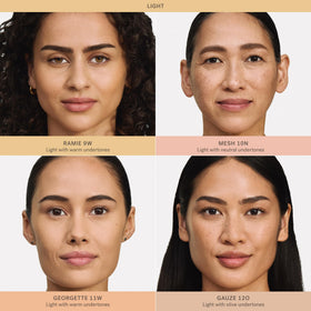 ILIA concealer being applied under eye demonstrating crease-resistant wear and easy blending