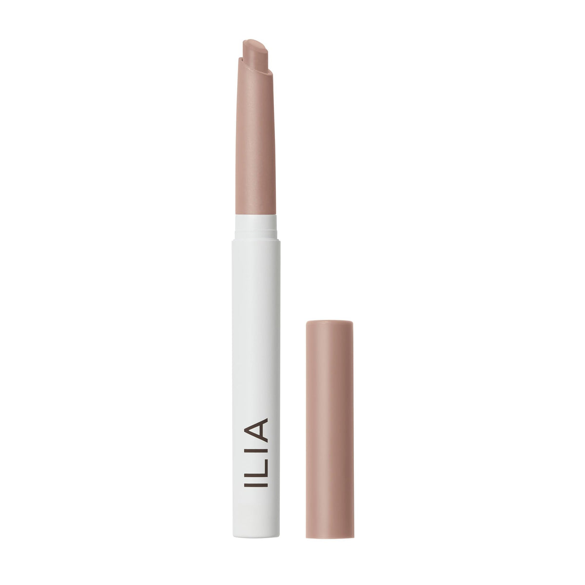 ILIA front packaging shot showing Flax shade and clean branding benefit