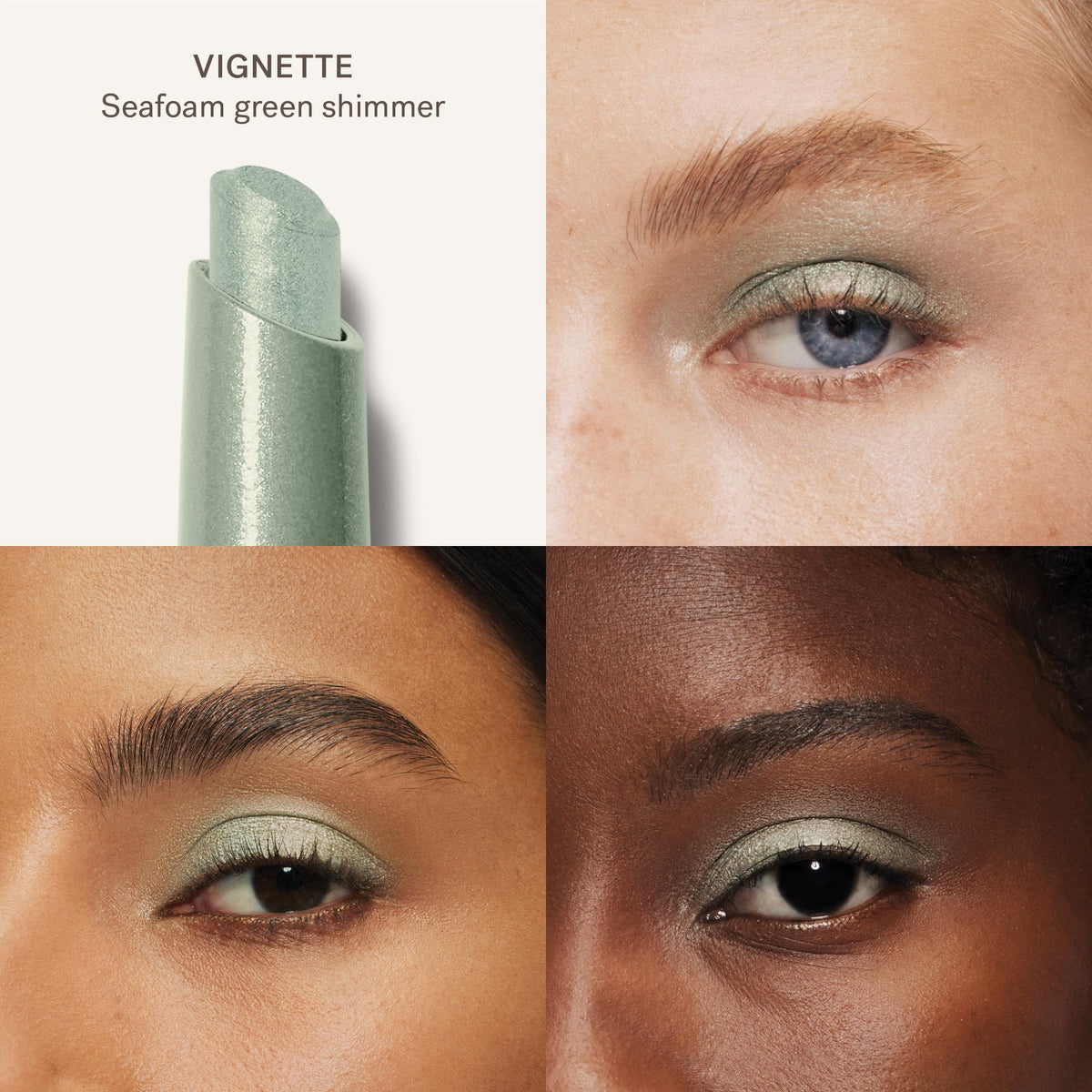 ILIA Eye Stylus angled tip close-up highlighting slanted applicator for precise application