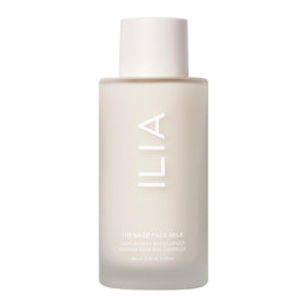 ILIA front bottle view showing sleek packaging and clean design