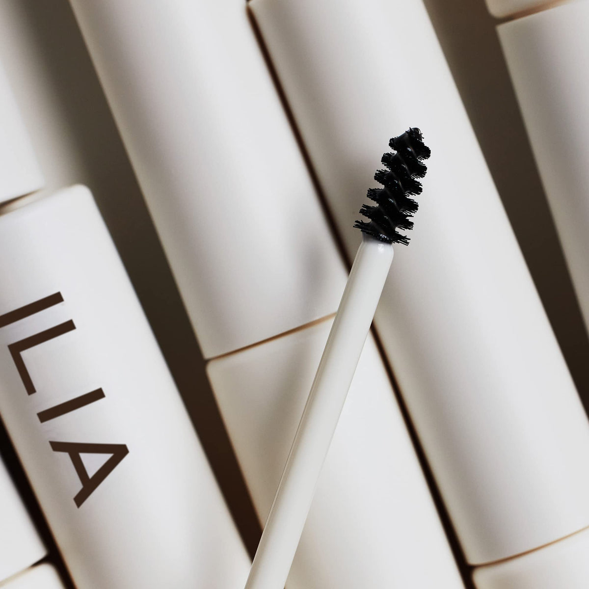 ILIA on-model brows showing lifted shape and natural hold benefit
