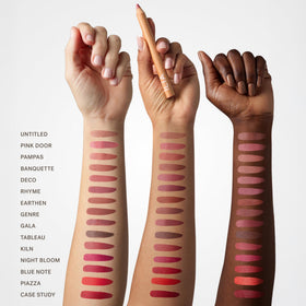 ILIA texture close-up highlighting creamy soft-matte finish and smooth glide benefit