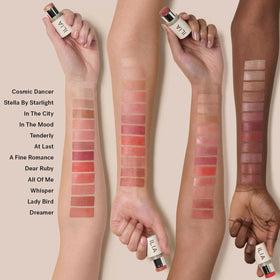 ILIA Dreamer and Terracotta swatches side-by-side to compare undertone and depth
