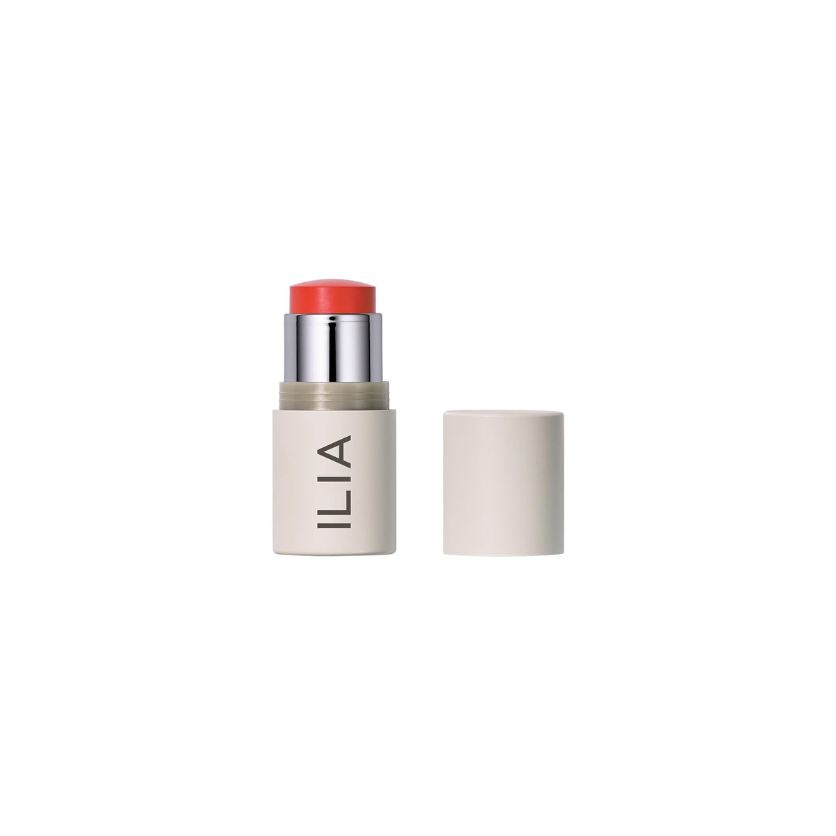ILIA multi‑stick front packaging showing Dear Ruby poppy red benefit travel friendly