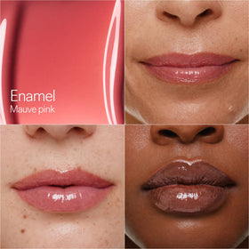 ILIA Overglaze applicator closeup demonstrating precise wand and smooth application
