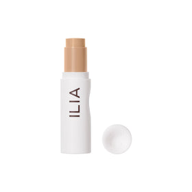 ILIA front packaging of Skin Rewind stick showing sleek tube and label, convenient for travel