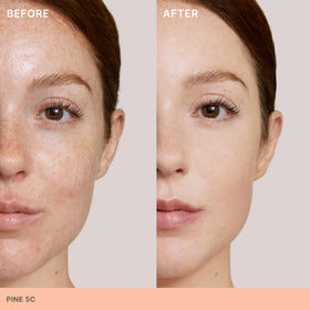 ILIA texture swipe on arm showing blendability and natural finish benefit