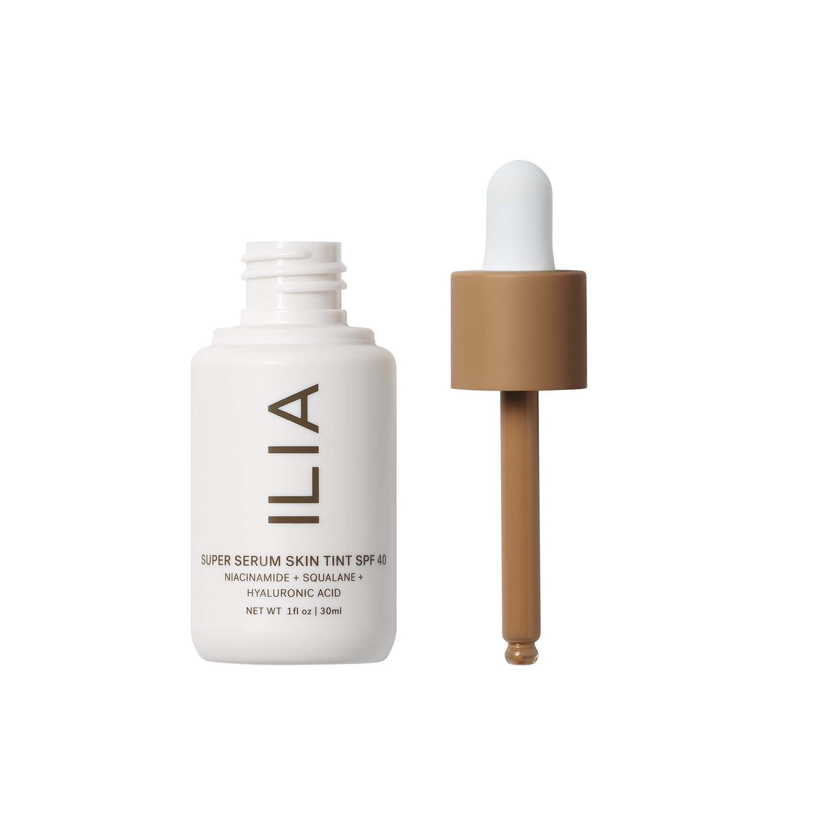 ILIA pump action detail dispensing tint, shows easy precise application