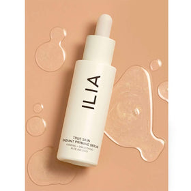 ILIA application before and after showing smoother skin result benefit