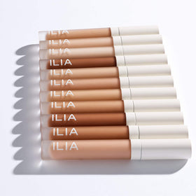 ILIA concealer inside a makeup bag for everyday on-the-go use