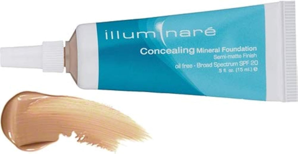 ILLUMINARÉ front tube of Florentine Fair showing compact travel packaging and SPF benefit