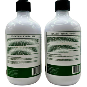 ILLUVISSE label close-up with rosemary and tea tree ingredients listed