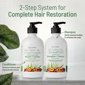 ILLUVISSE shampoo texture close-up illustrating creamy lather and nourishment