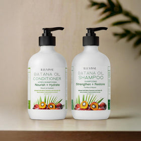 ILLUVISSE in-shower application photo demonstrating cleansing and scalp care