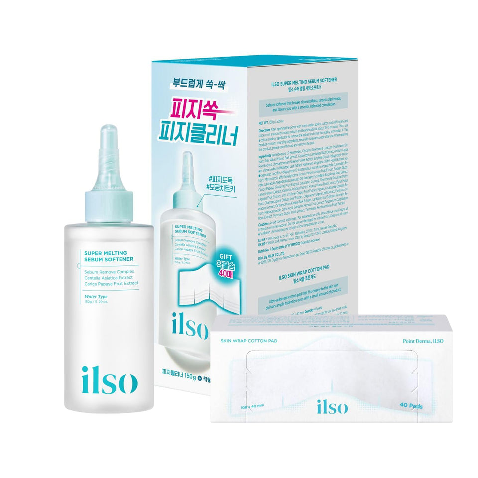 ilso front packaging showing full pore care bundle and clear benefits