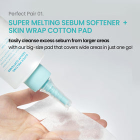 ilso softener texture on fingertip demonstrating lightweight absorbency