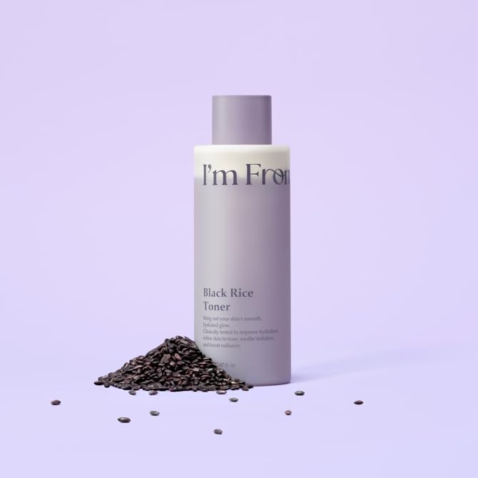 I'm from fermented black rice ingredient shot highlighting antioxidant-rich benefit