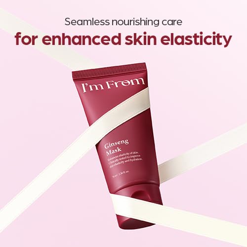I'm From ginseng mask rinsing off cleanly for residue-free finish