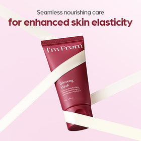 I'm From ginseng mask rinsing off cleanly for residue-free finish