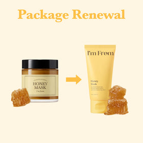 I'm from honey mask open jar thick texture highlighting rich hydration