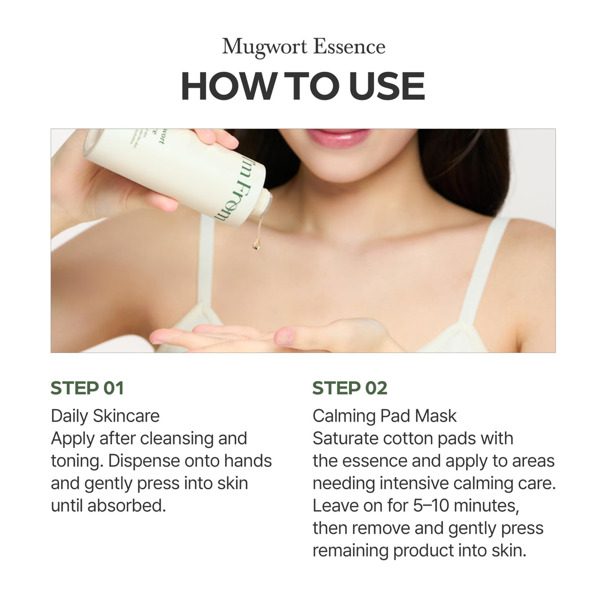 I'm from bottle in a minimalist lifestyle setting suggesting simple care