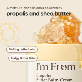 I’m From jar beside pillow in night routine setting showing overnight nourishment benefit