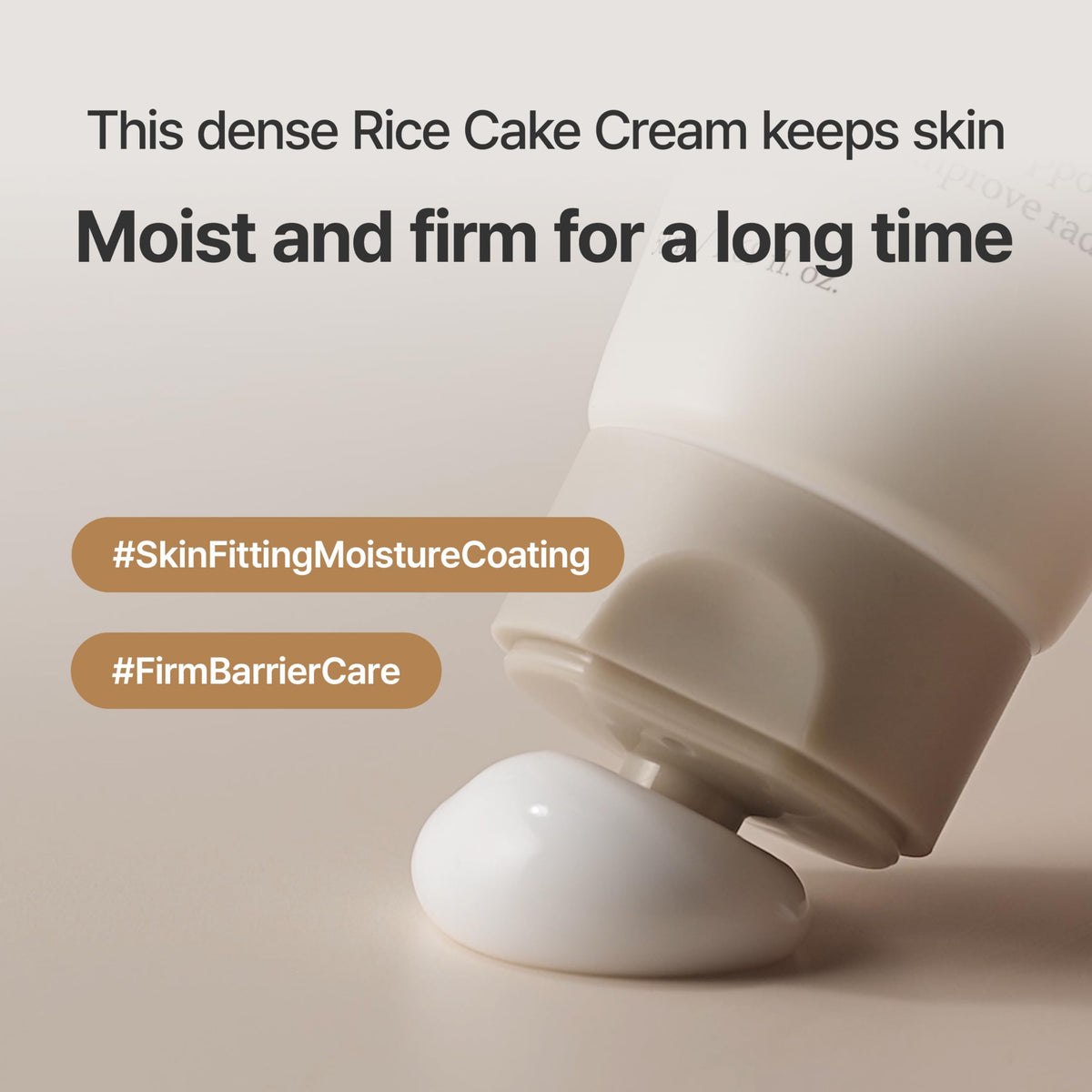 I’m From rice cream ceramide concept showing barrier support benefit