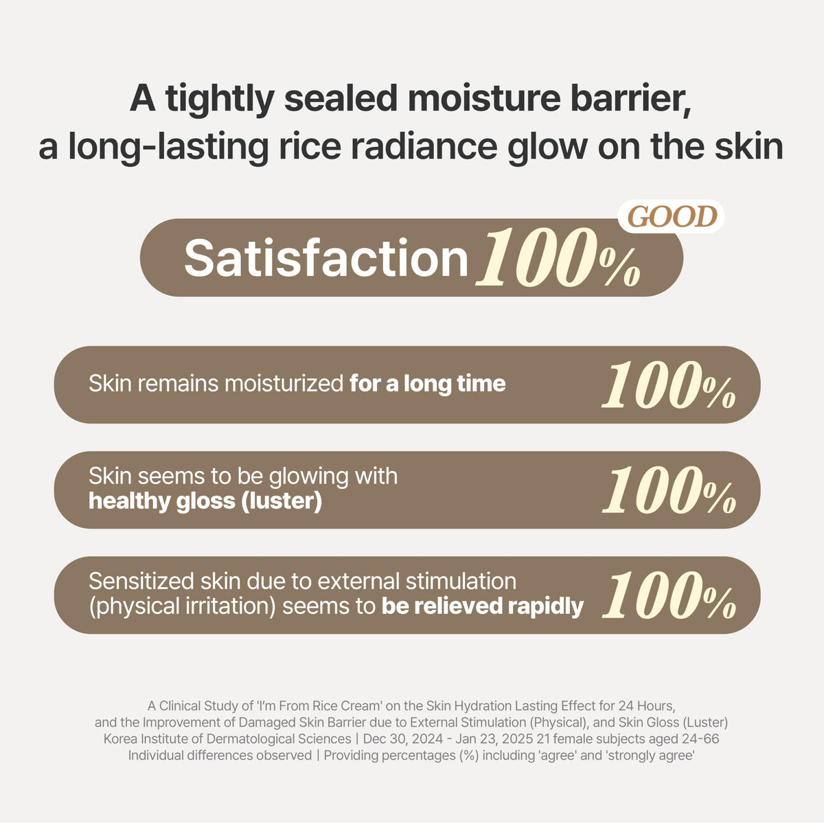 I’m From rice cream on bathroom shelf in morning routine showing layering benefit