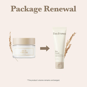 I’m From rice cream smooth open texture demonstrating fast absorption benefit