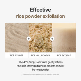 I'm From rice mask ingredients label showing Yeoju rice source for nourishing minerals