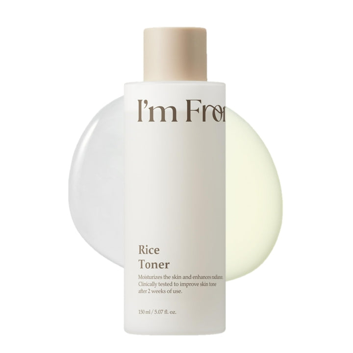 I'm from front packaging showing clean rice toner, easy identification and trust