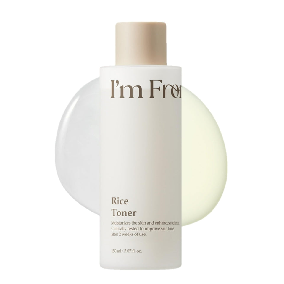 I'm from front packaging showing clean rice toner, easy identification and trust