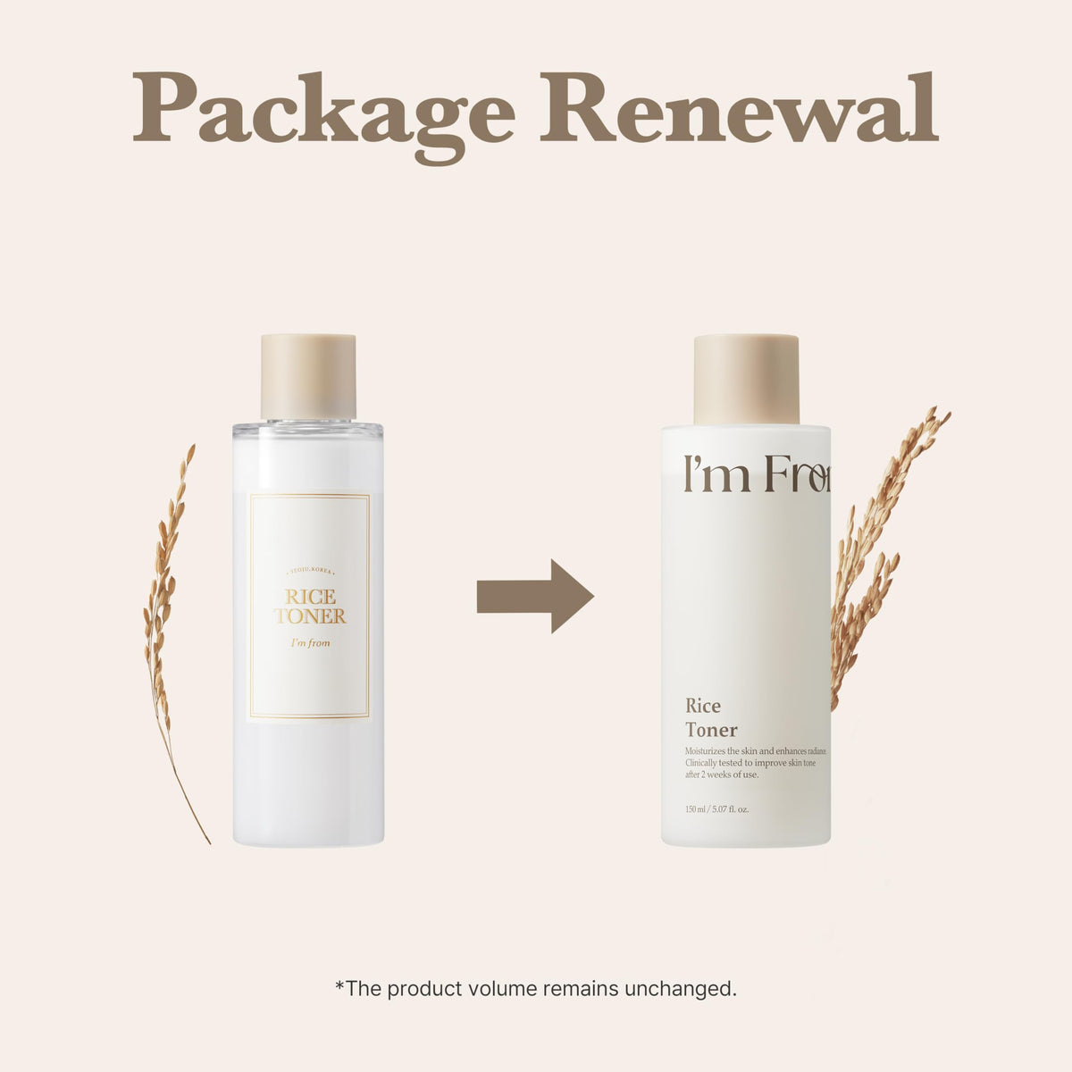 I'm from pouring milky texture demonstrating fast absorption and lightweight hydration