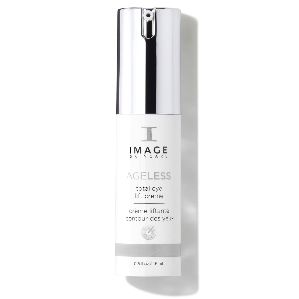IMAGE Skincare AGELESS eye crème front packaging showing compact jar for precise use