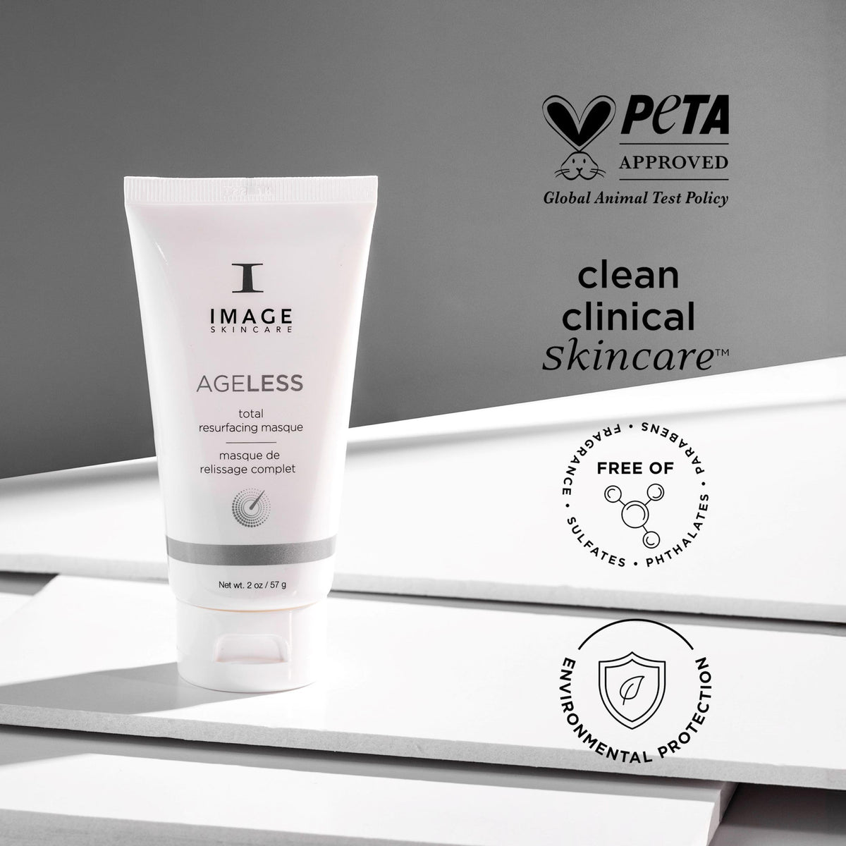IMAGE Skincare detailed view of micro-crystals, illustrating gentle physical buffing benefit