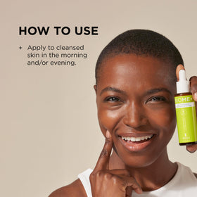 IMAGE Skincare on bathroom vanity staged with towel showing routine-ready radiance