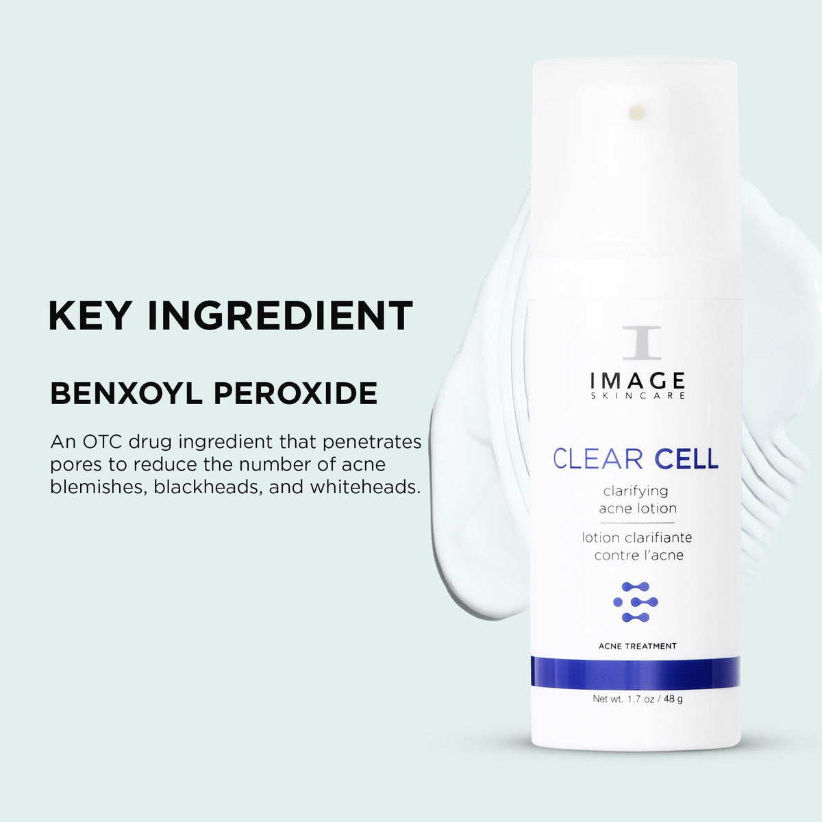IMAGE Skincare applying lotion on hand for targeted blemish care