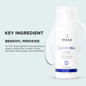 IMAGE Skincare applying lotion on hand for targeted blemish care