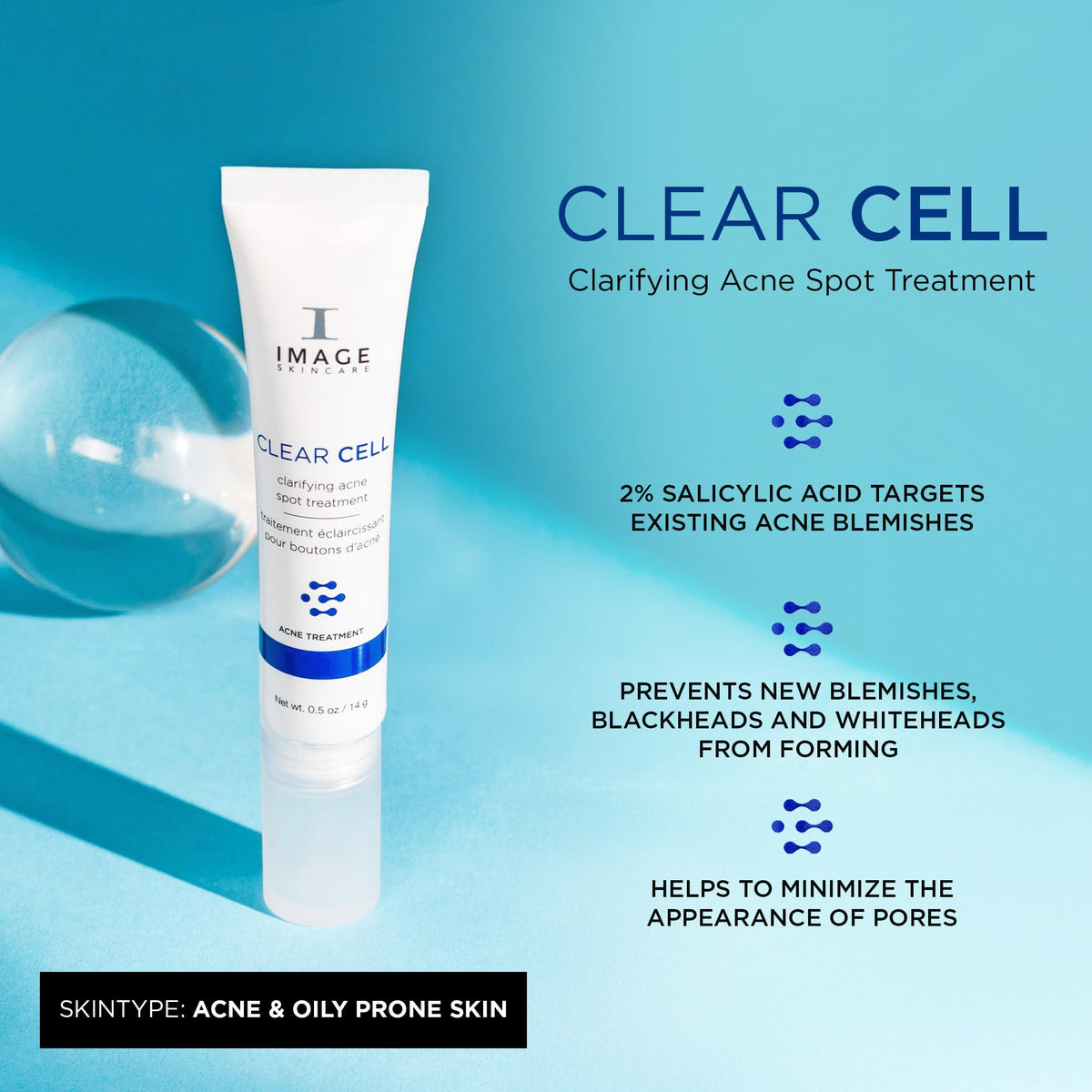 IMAGE Skincare close-up of product texture highlighting smooth salicylic formula benefit