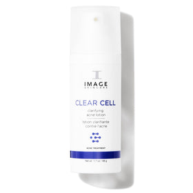IMAGE Skincare front packaging showing bottle and label benefits