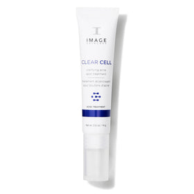 IMAGE Skincare front packaging showing tube and brand for clear targeted treatment