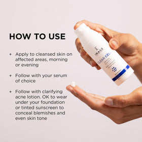 IMAGE Skincare ingredient label close-up highlighting benzoyl peroxide