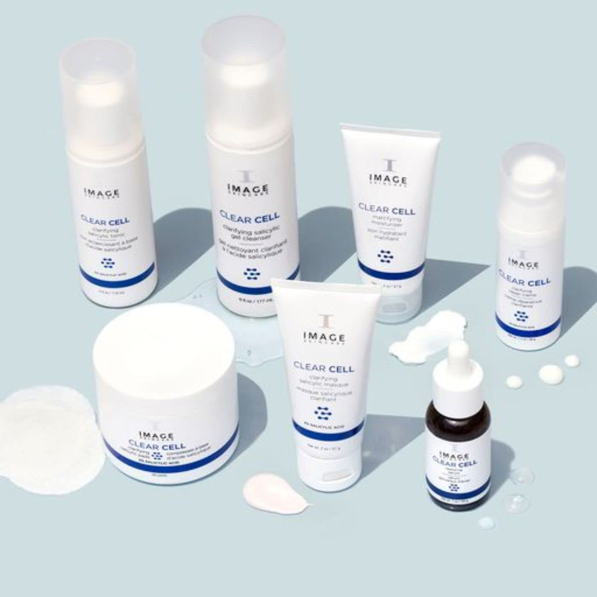IMAGE Skincare CLEAR CELL turmeric root nearby highlighting calming botanical ingredient