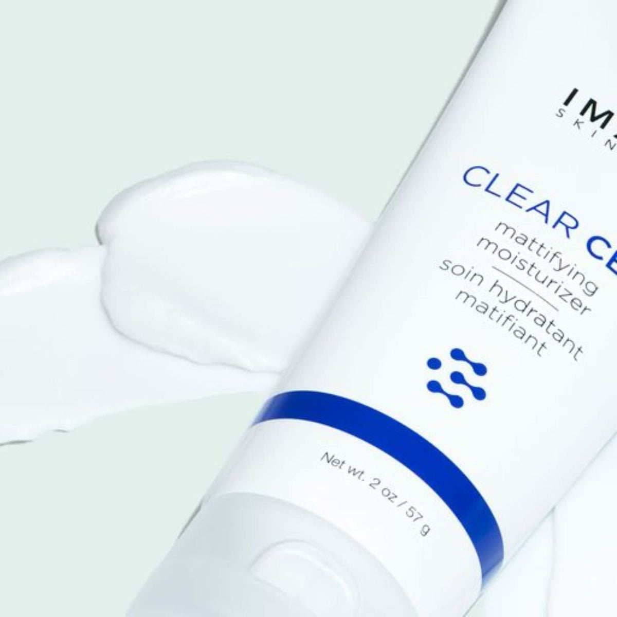IMAGE Skincare CLEAR CELL applied on hand to show texture and non-greasy finish