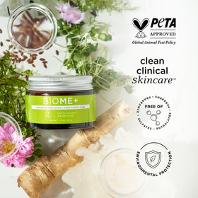 IMAGE Skincare botanical seed extracts display highlighting natural ingredients for texture refinement
