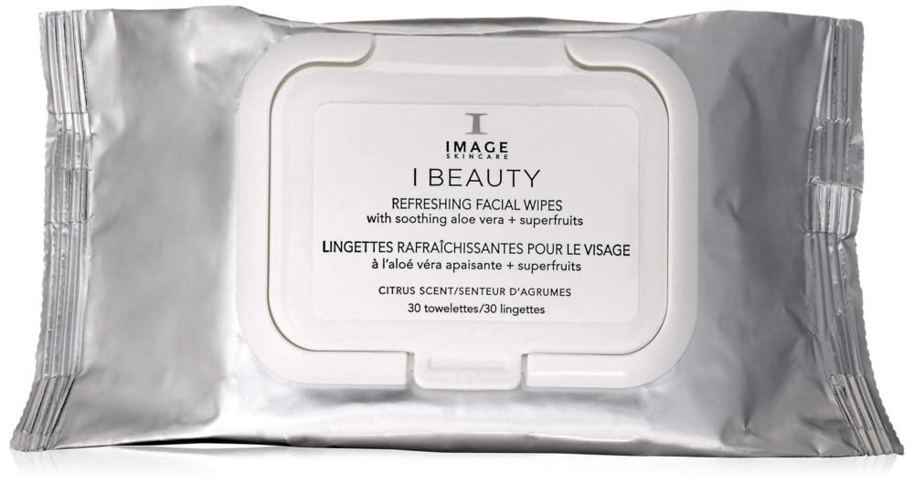 IMAGE Skincare front packaging showing 30-count wipes and benefits