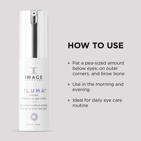 IMAGE Skincare ILUMA label detail highlighting key ingredients and brand