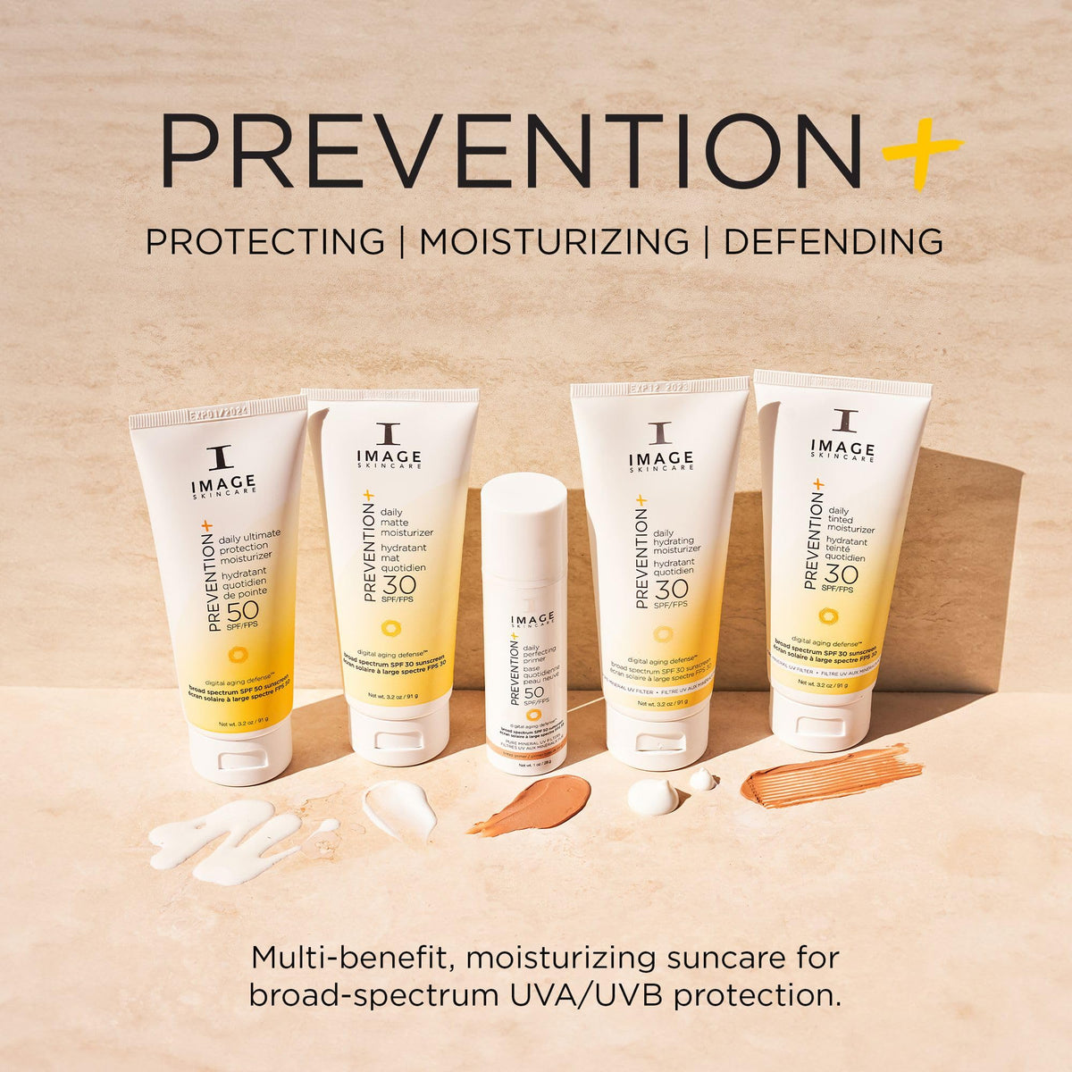 IMAGE Skincare on model outdoors illustrating sun protection benefit