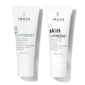 IMAGE Skincare front packaging showing both clear and sheer pink tubes with value set benefit